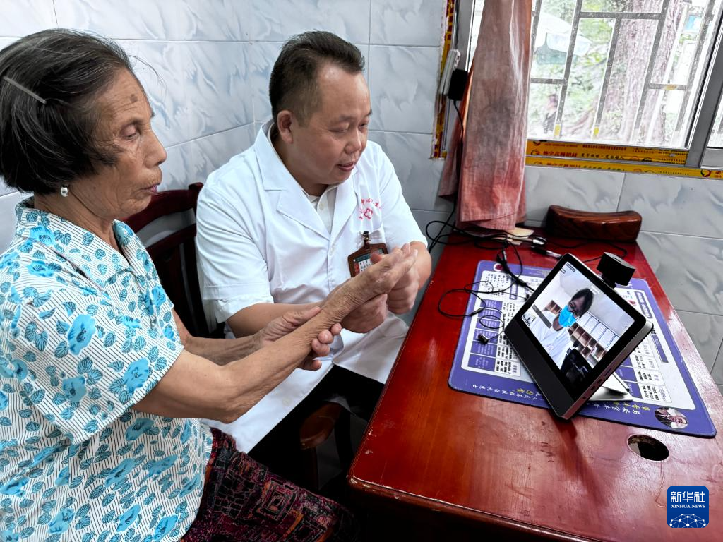 广西灵川：远程医疗让村民更有“医