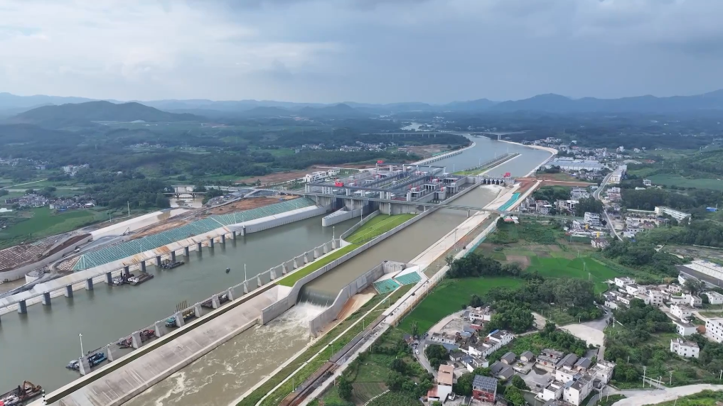 平陆运河正式通航  开辟西南出海新通道
